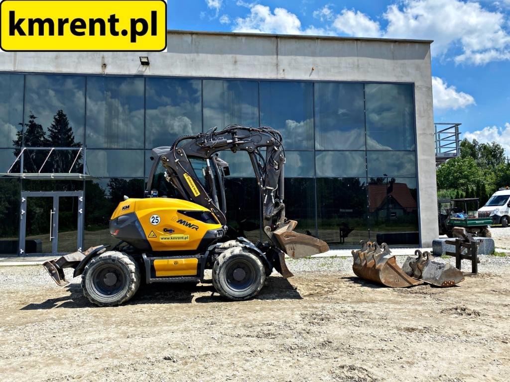 Mecalac 9 MWR. Gravemaskiner på hjul