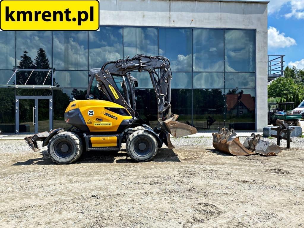 Mecalac 9 MWR. Gravemaskiner på hjul