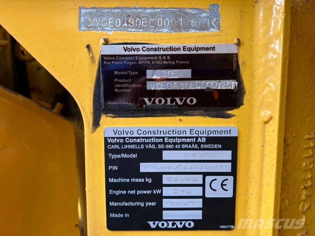 Volvo A30E Terrængående lastbiler