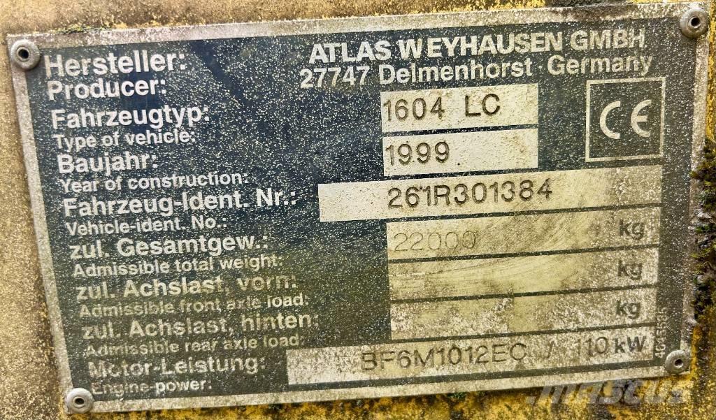 Atlas 1604 LC Gravemaskiner på larvebånd