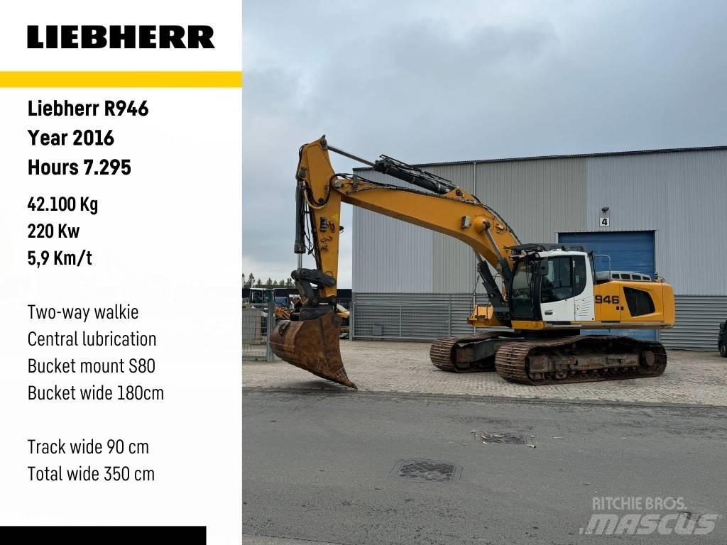Liebherr R946 Gravemaskiner på larvebånd