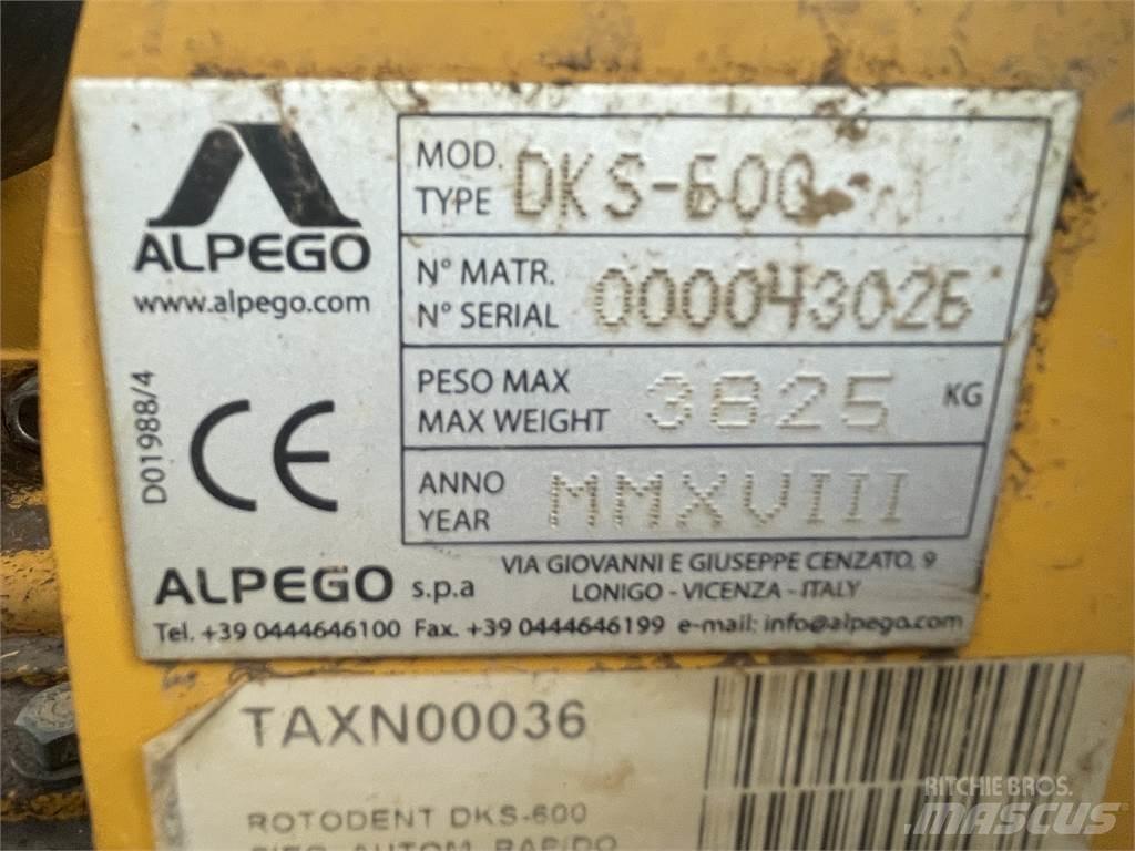 Alpego DKS-600 Elektriske harver / jordfræsere