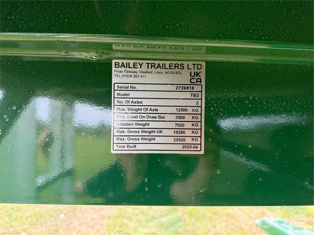 Bailey TB18 Almindelige vogne