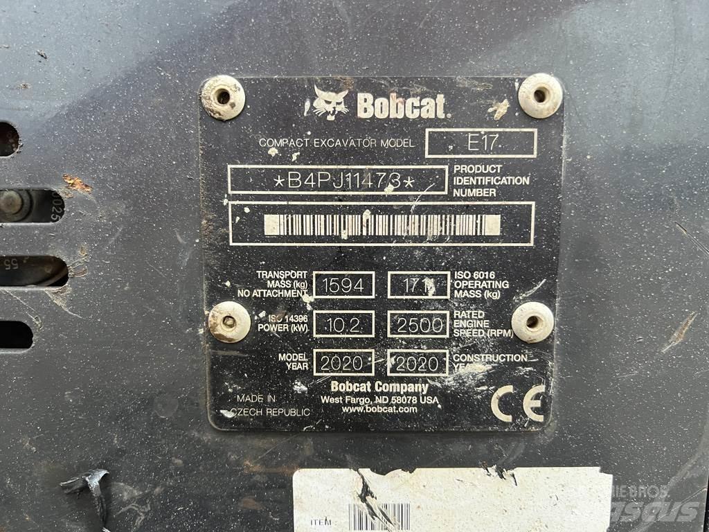 Bobcat E17 Minigravemaskiner