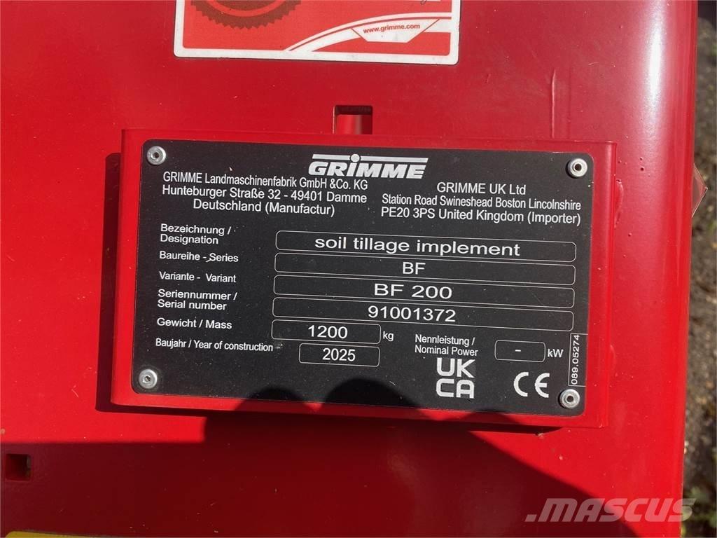Grimme BF200 Landbrug - Andet 