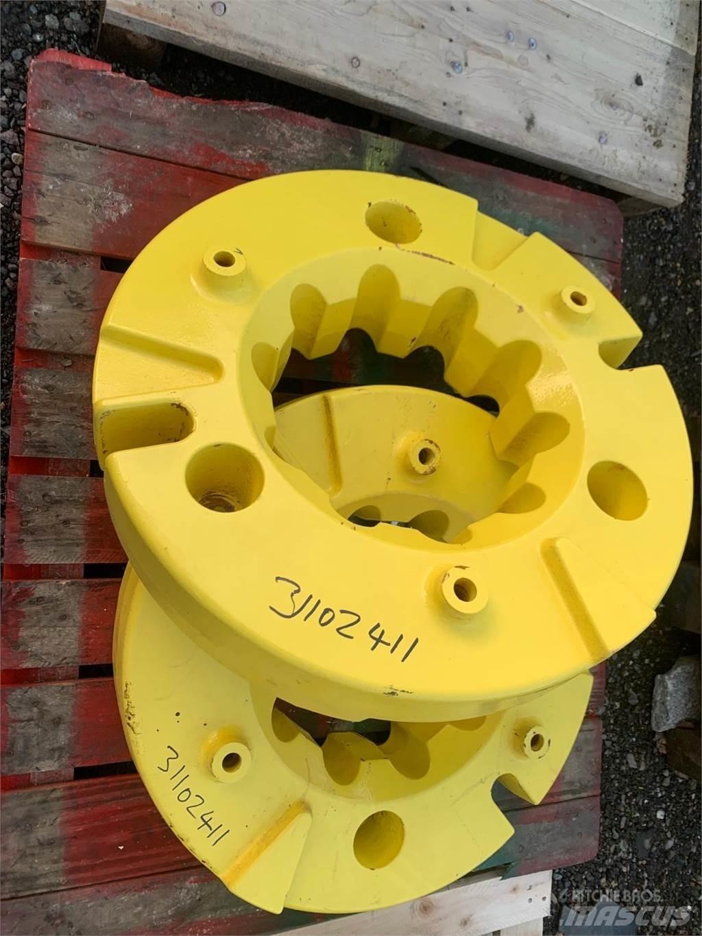 John Deere 600KG Hjul, Dæk og Fælge