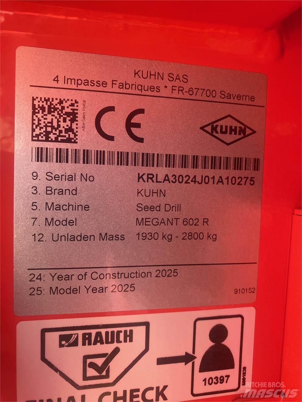 Kuhn MEGANT 602R Såmaskine