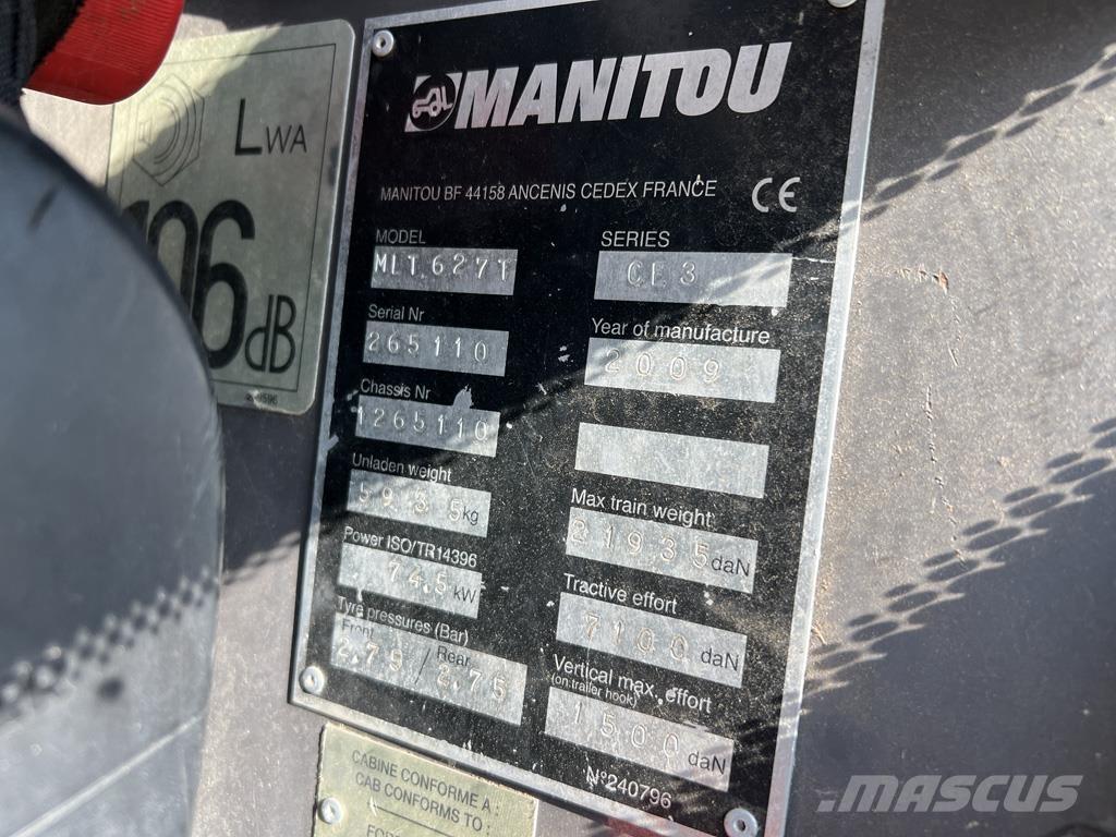 Manitou MLT627 Teleskoplæssere til landbrug