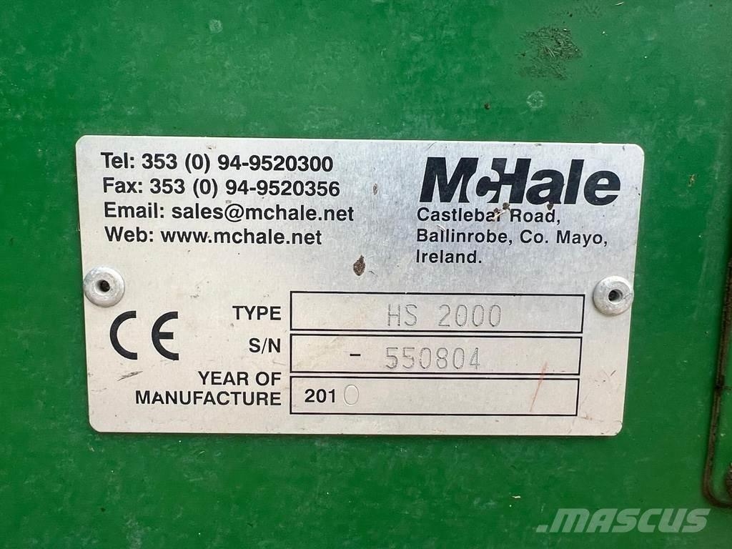 McHale HS2000 Græsklippere og skårlæggere