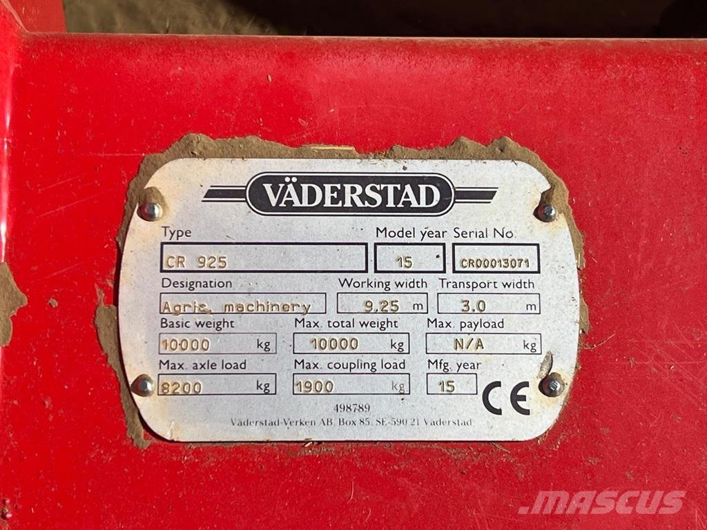 Väderstad CR925 Almindelige plove