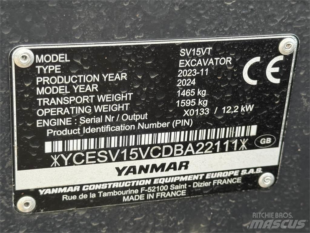Yanmar SV15VT Midi-gravemaskiner 7t - 12t