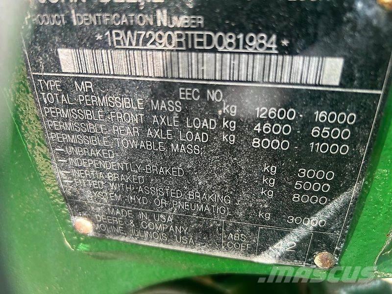 John Deere 7290R Traktorer