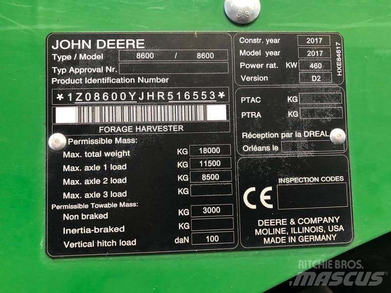 John Deere 8600 Landbrug - Andet 