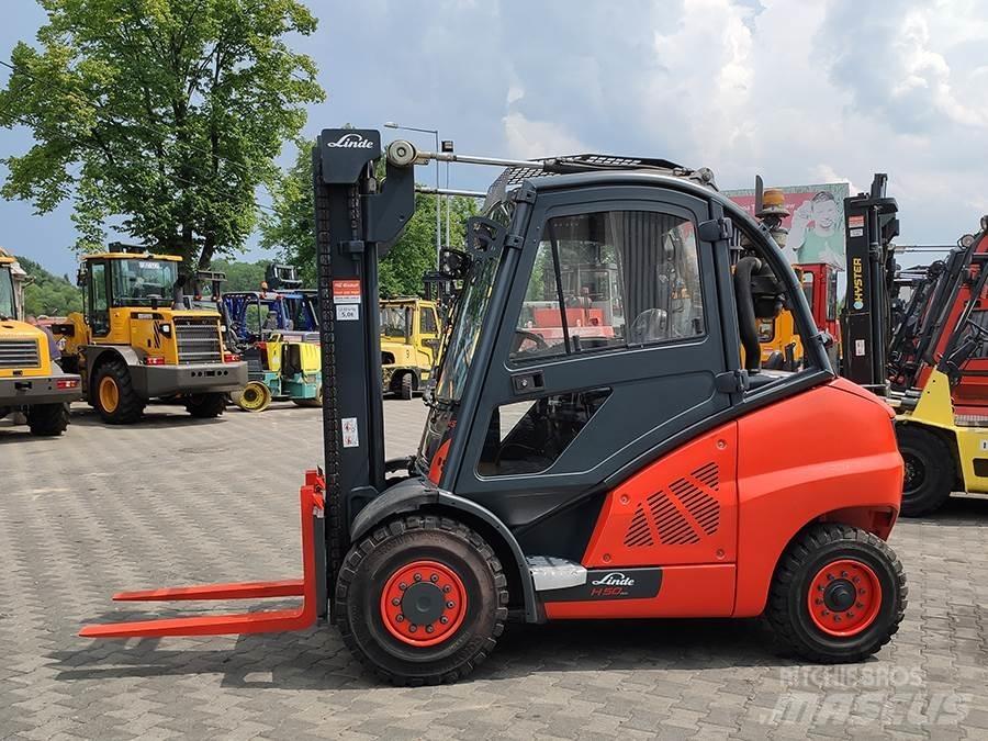 Linde H50D-02 Diesel gaffeltrucks