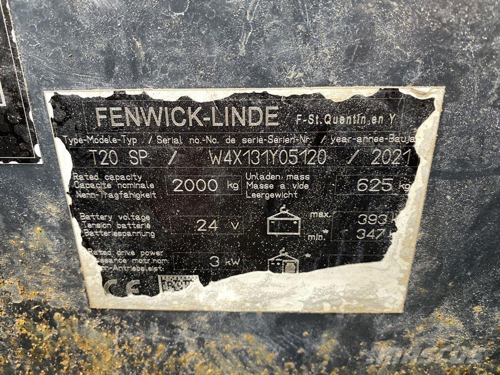 Linde T20SP El-palleløftere med platform