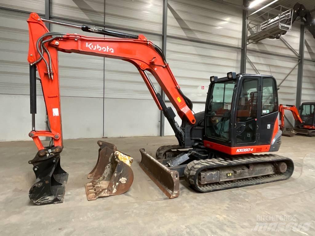 Kubota KX 080-4 Midi-gravemaskiner 7t - 12t