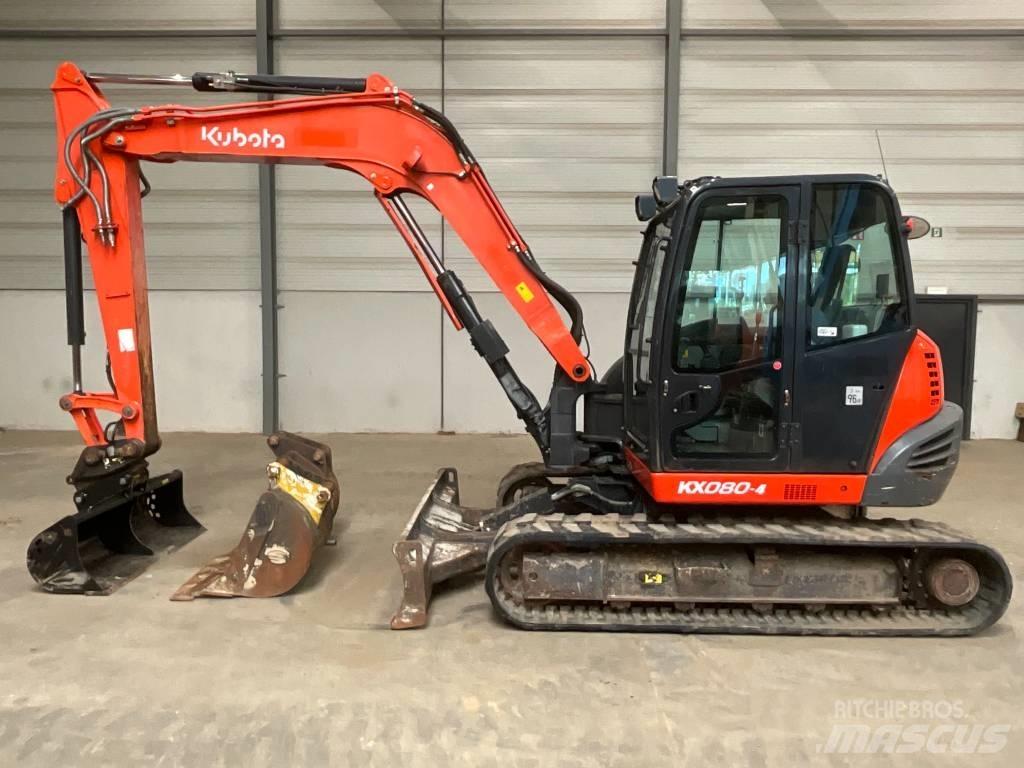 Kubota KX 080-4 Midi-gravemaskiner 7t - 12t