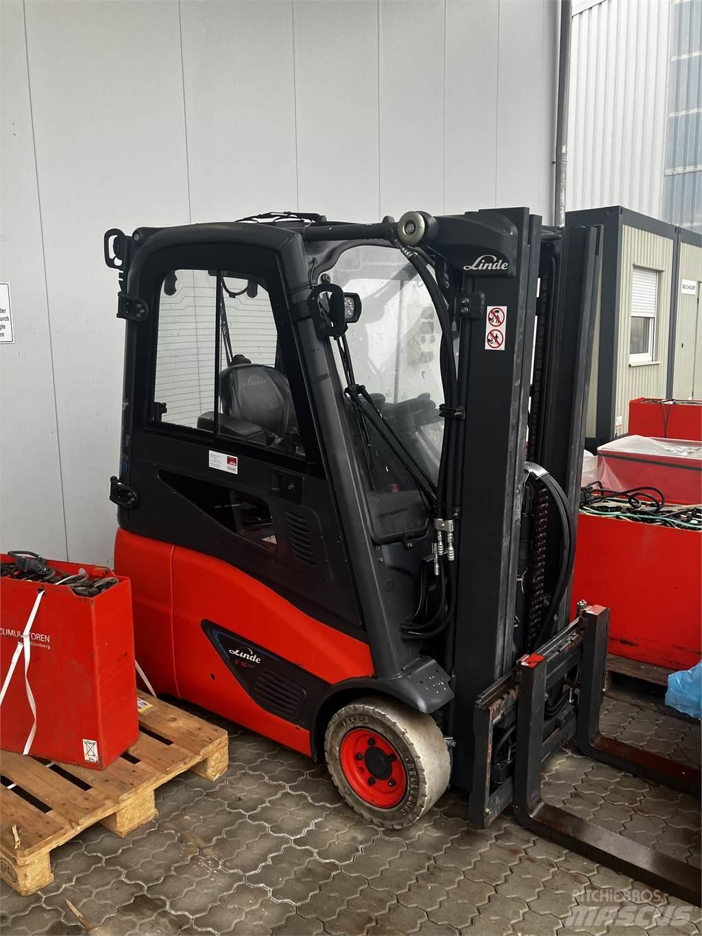 Linde E16C El gaffeltrucks