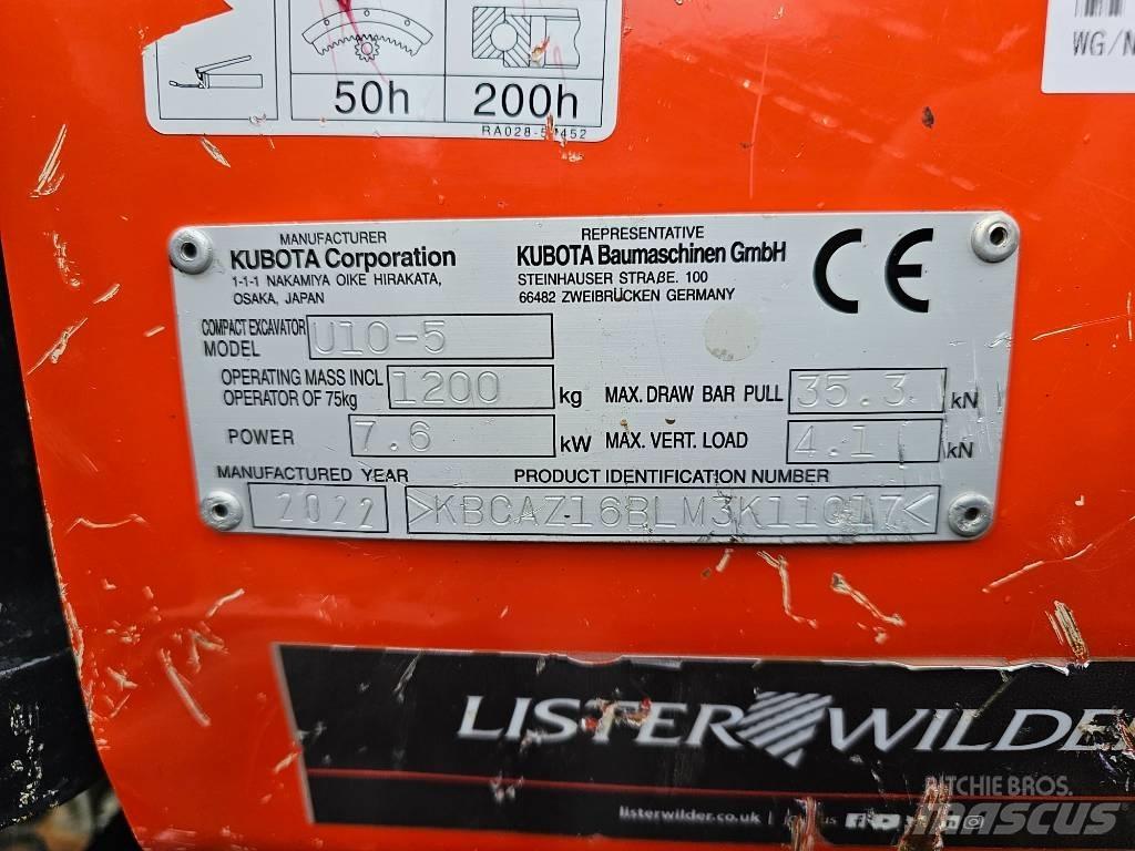 Kubota U 10 Minigravemaskiner