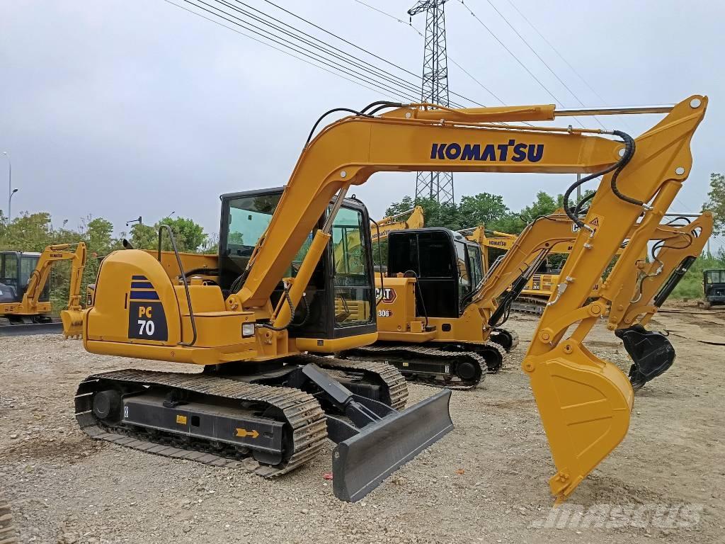 Komatsu PC 70 Midi-gravemaskiner 7t - 12t