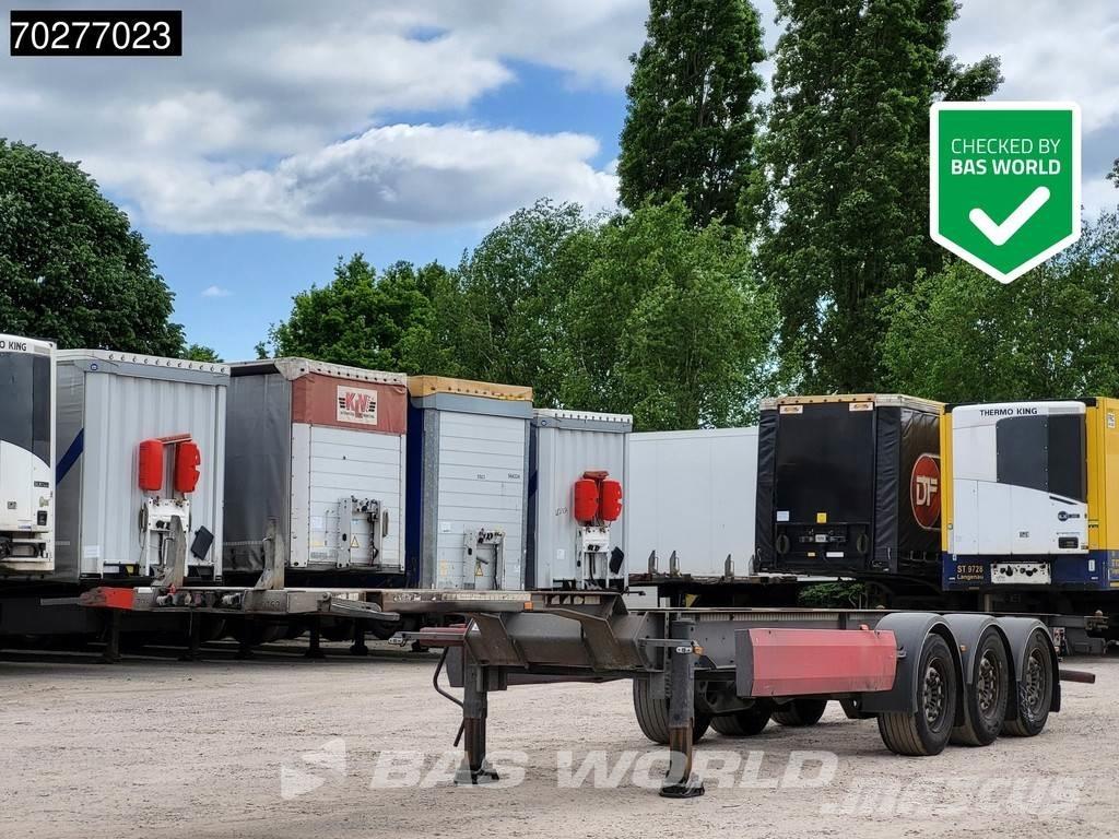 Van Hool 3 axles Semi-trailer med containerramme