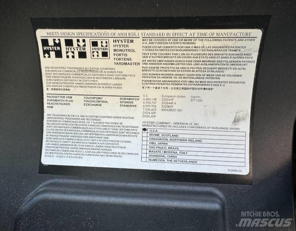 Hyster H6.0FT Diesel gaffeltrucks