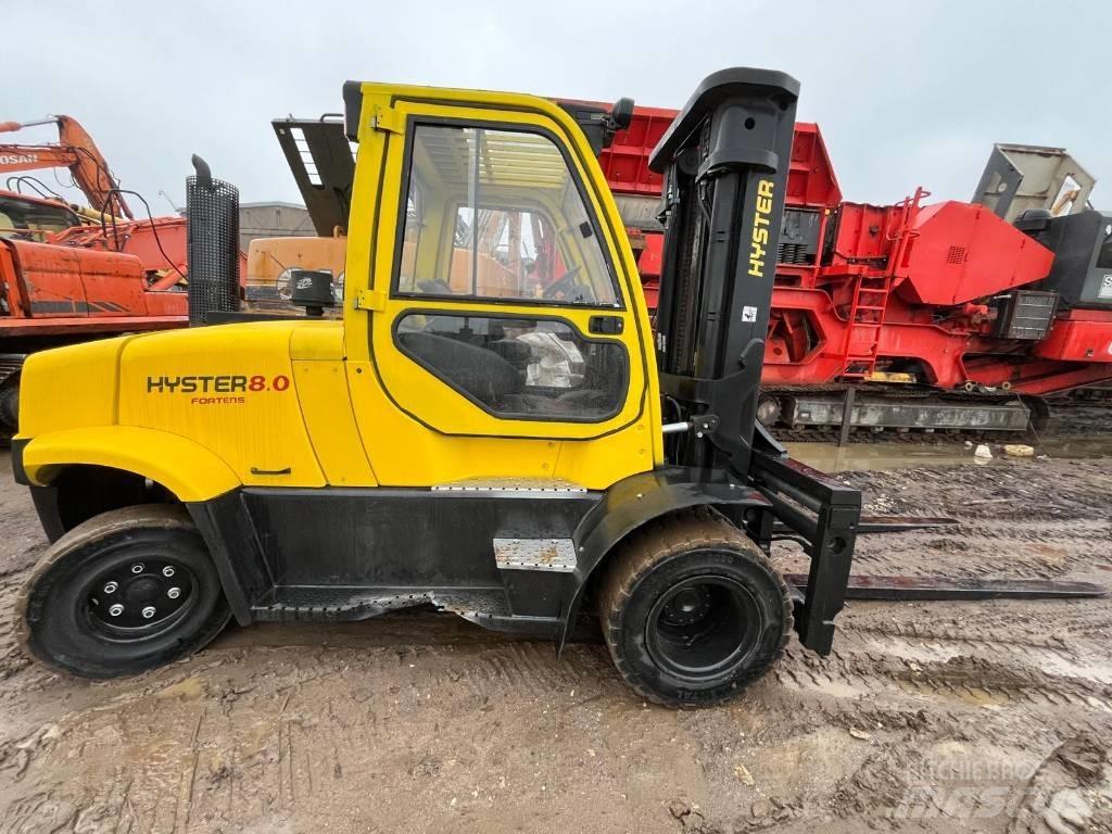 Hyster H 80 FT Diesel gaffeltrucks