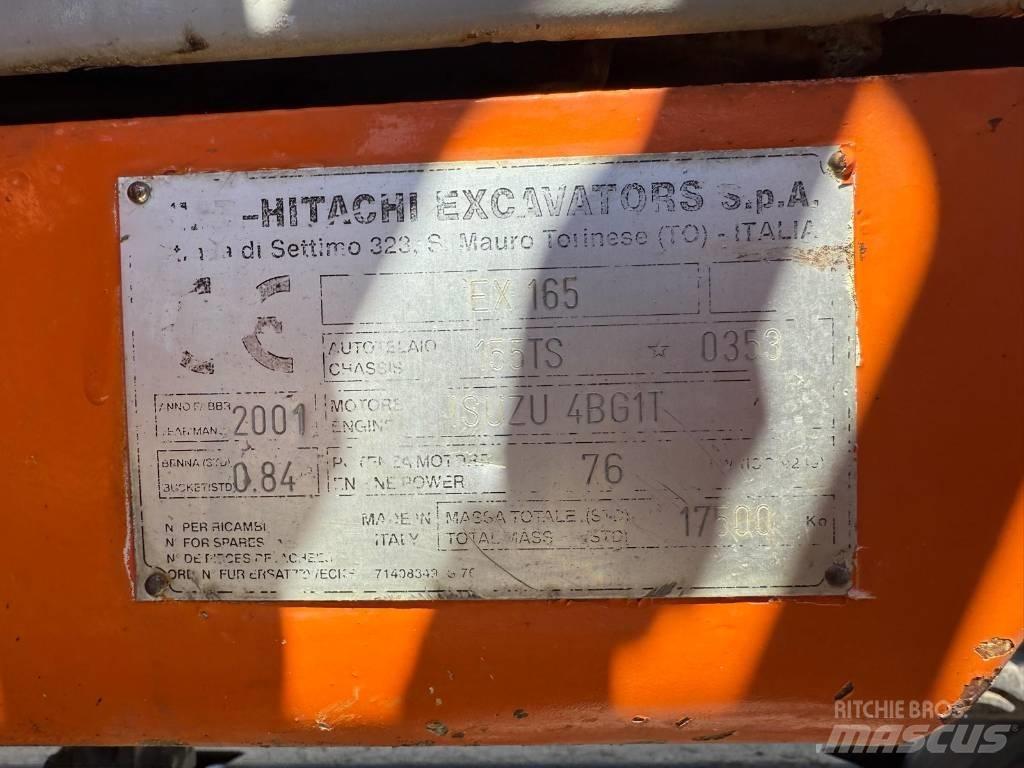 Fiat Hitachi EX 165 Gravemaskiner på larvebånd