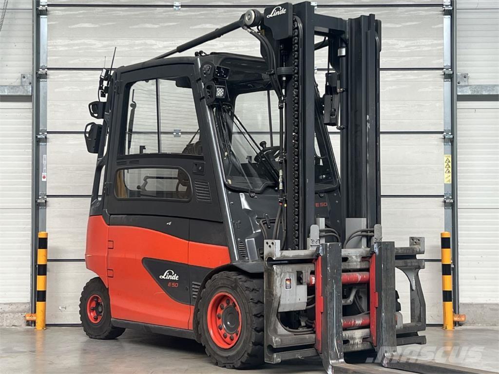 Linde E 50HL-01 El gaffeltrucks