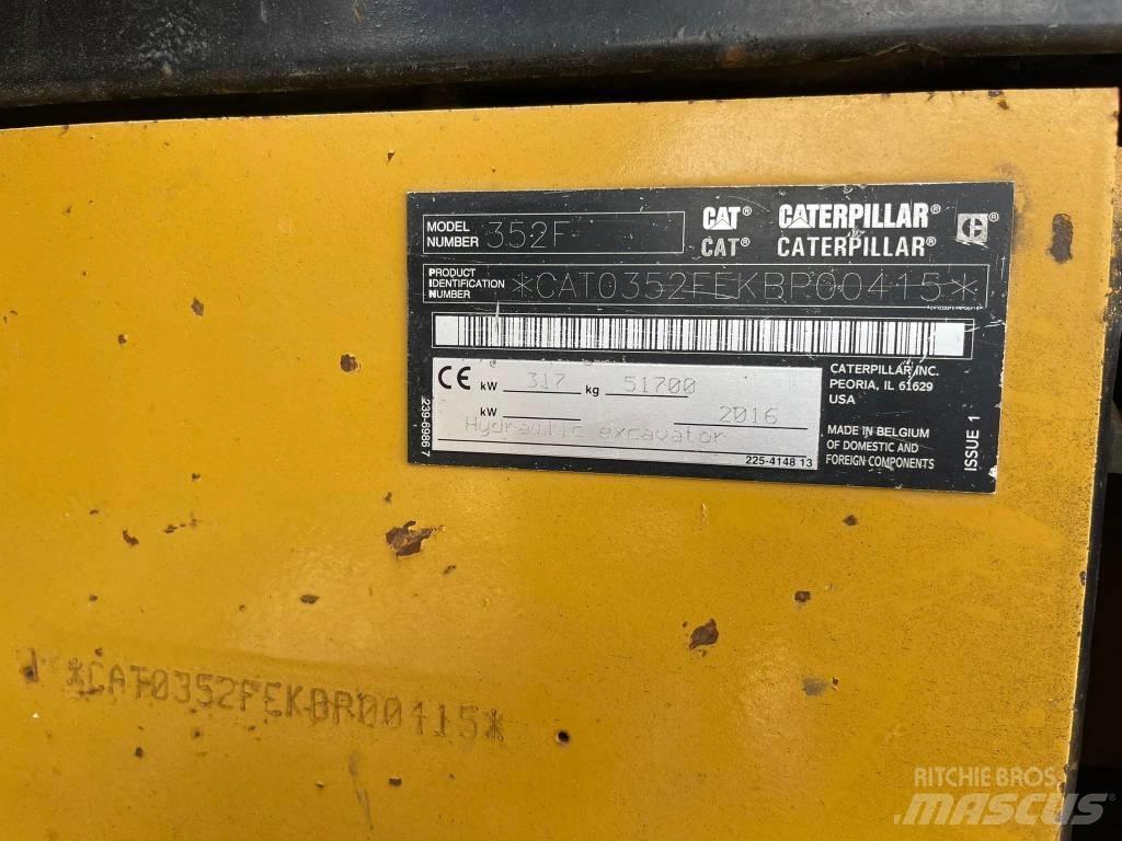 CAT 352FL Gravemaskiner på larvebånd