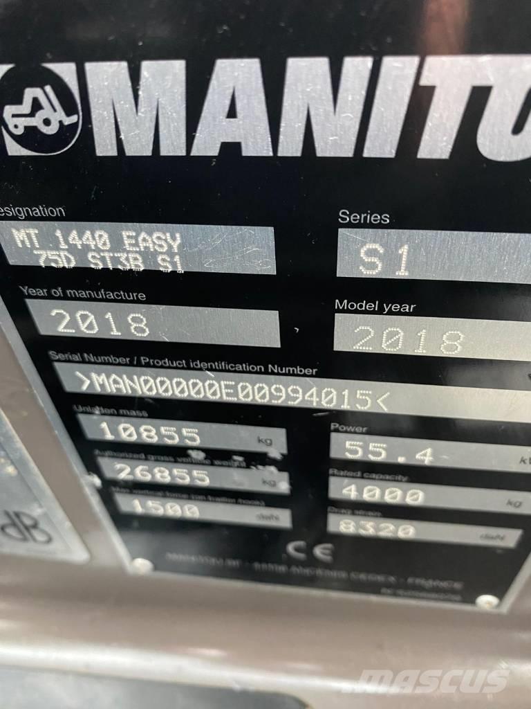 Manitou MT 1440 Teleskoplæssere