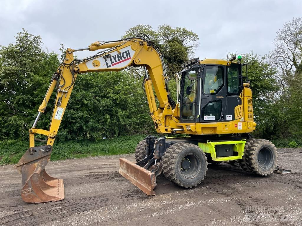 Komatsu PW 118 Gravemaskiner på hjul
