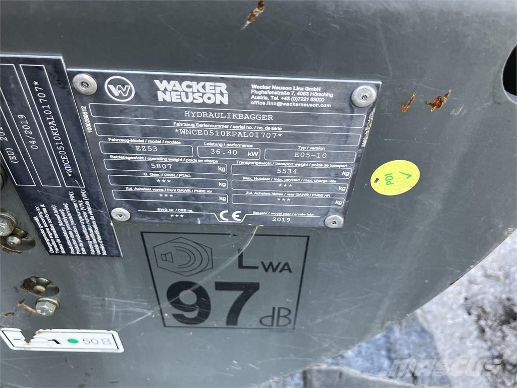 Wacker Neuson EZ 53 Minigravemaskiner