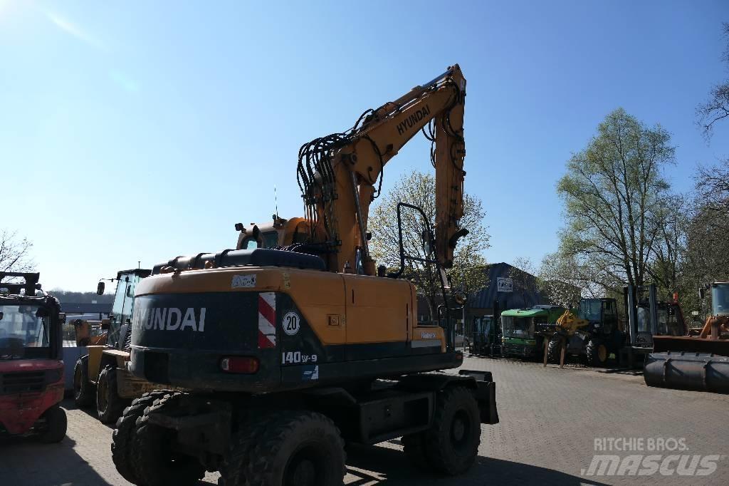 Hyundai 140-9 Gravemaskiner på hjul