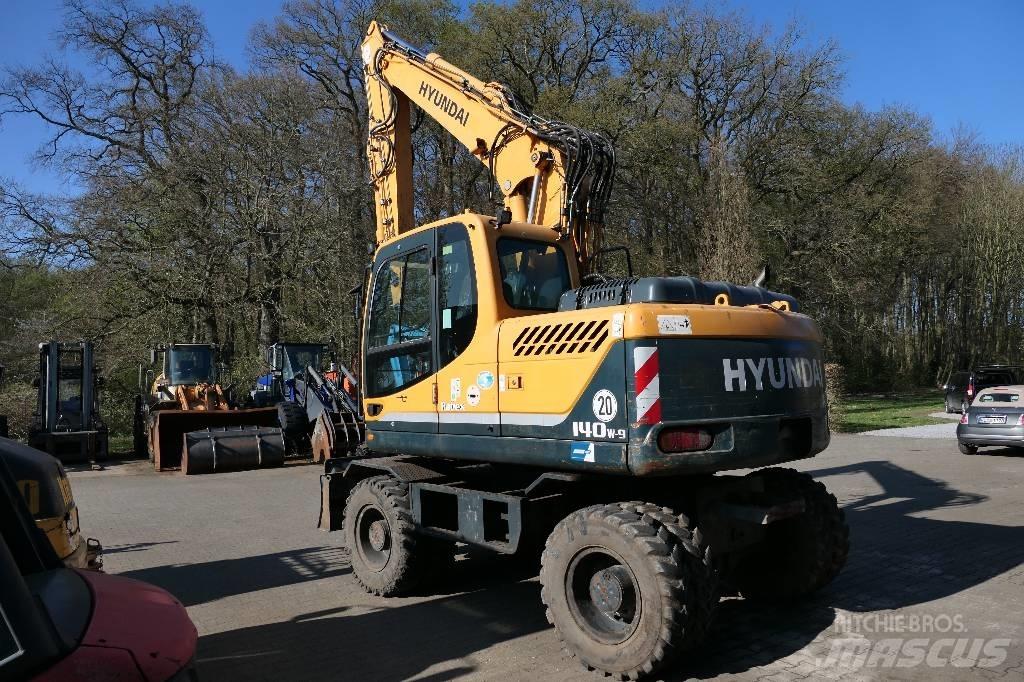 Hyundai 140-9 Gravemaskiner på hjul