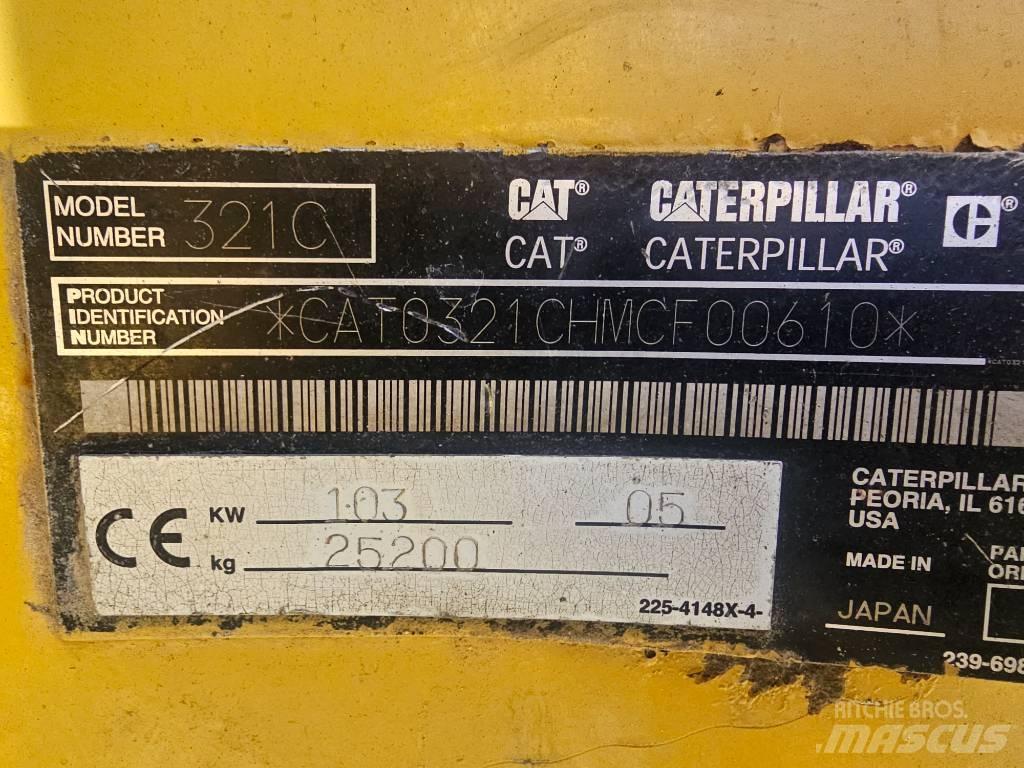 CAT 321C Gravemaskiner på larvebånd