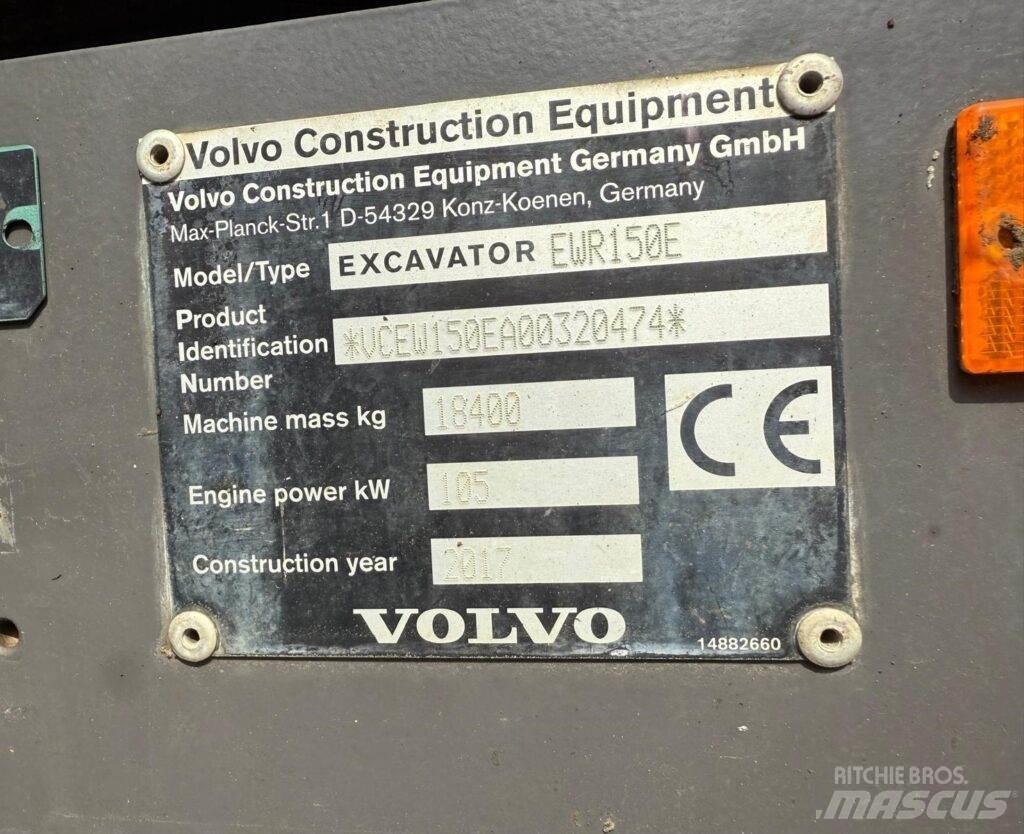 Volvo EWR150E Gravemaskiner på hjul