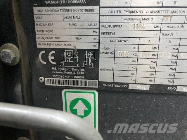 Doosan D35C-7 Diesel gaffeltrucks