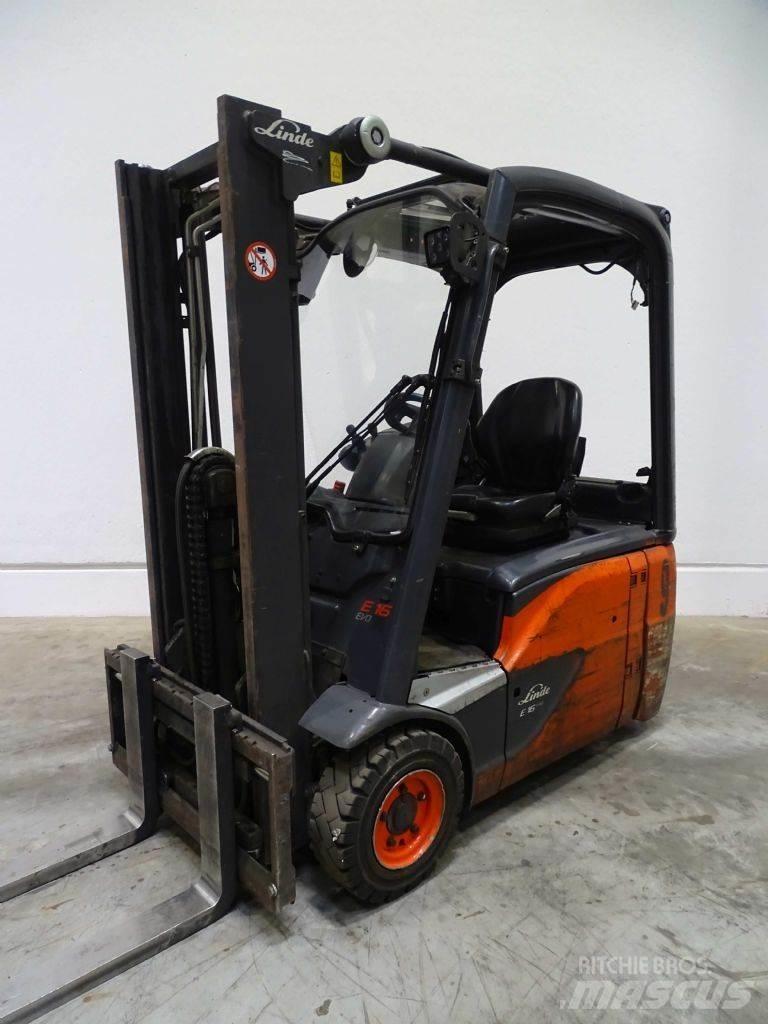Linde E16-02 El gaffeltrucks