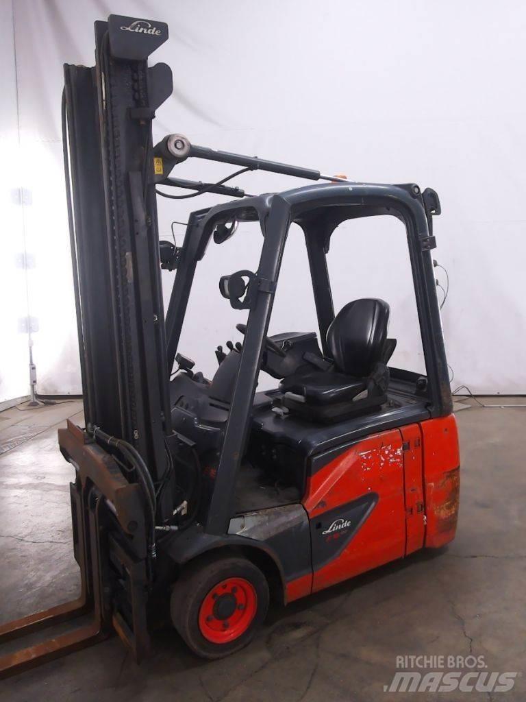 Linde E16C-02 El gaffeltrucks