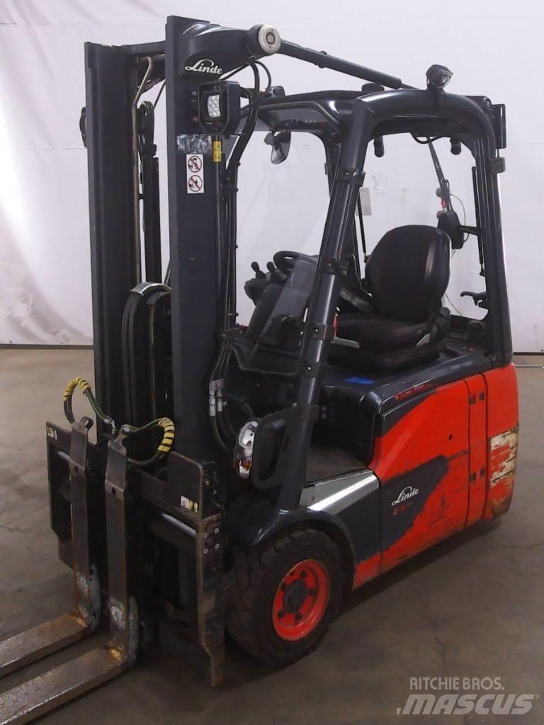 Linde E16C-02 El gaffeltrucks