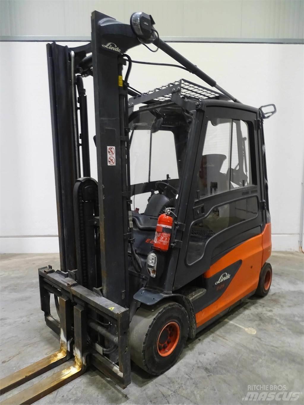 Linde E25L-01 El gaffeltrucks