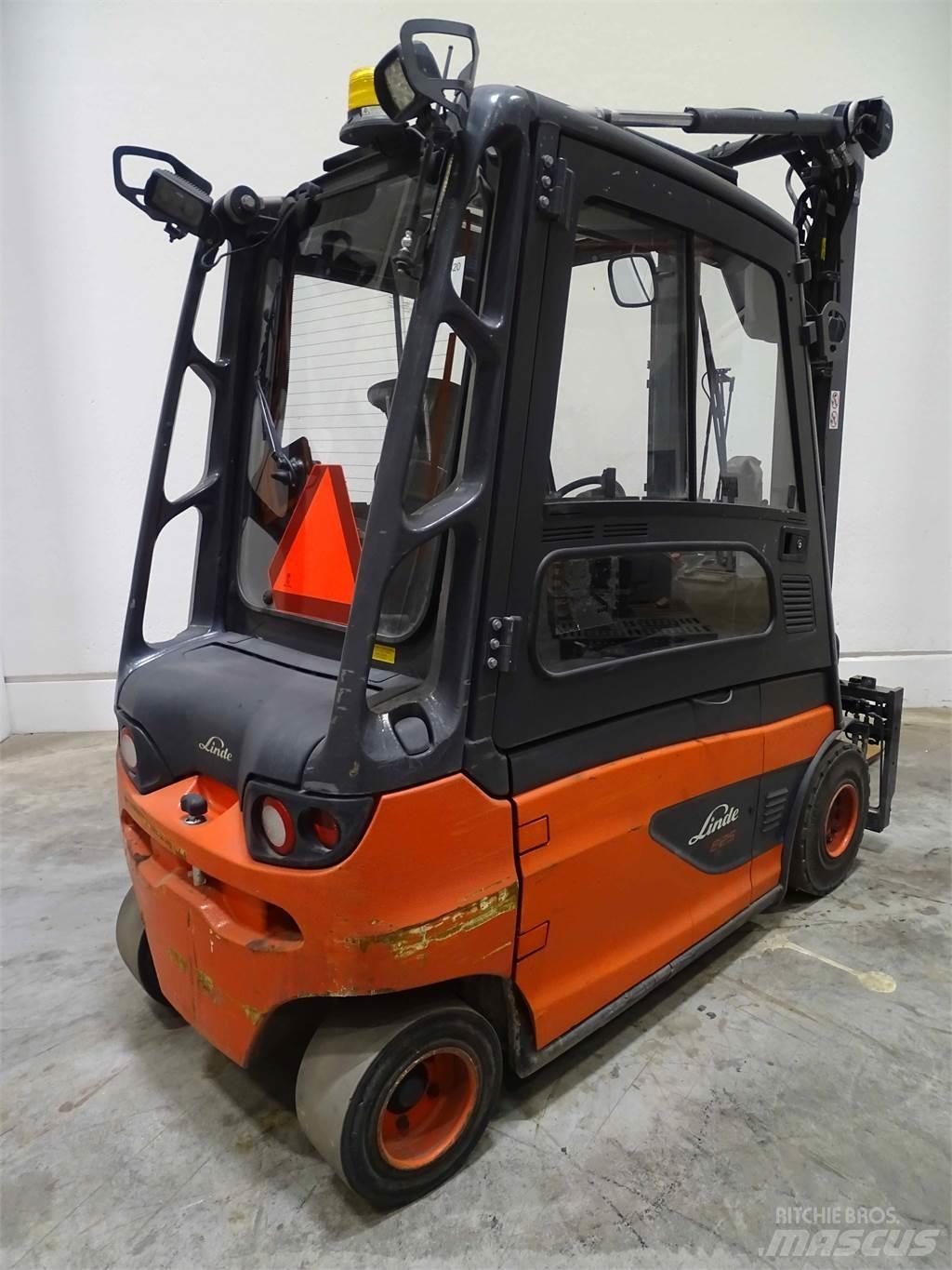 Linde E25L-01 El gaffeltrucks
