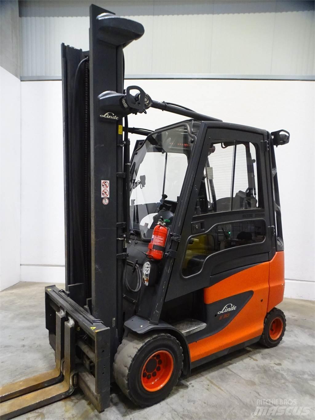 Linde E30H-01/600 El gaffeltrucks