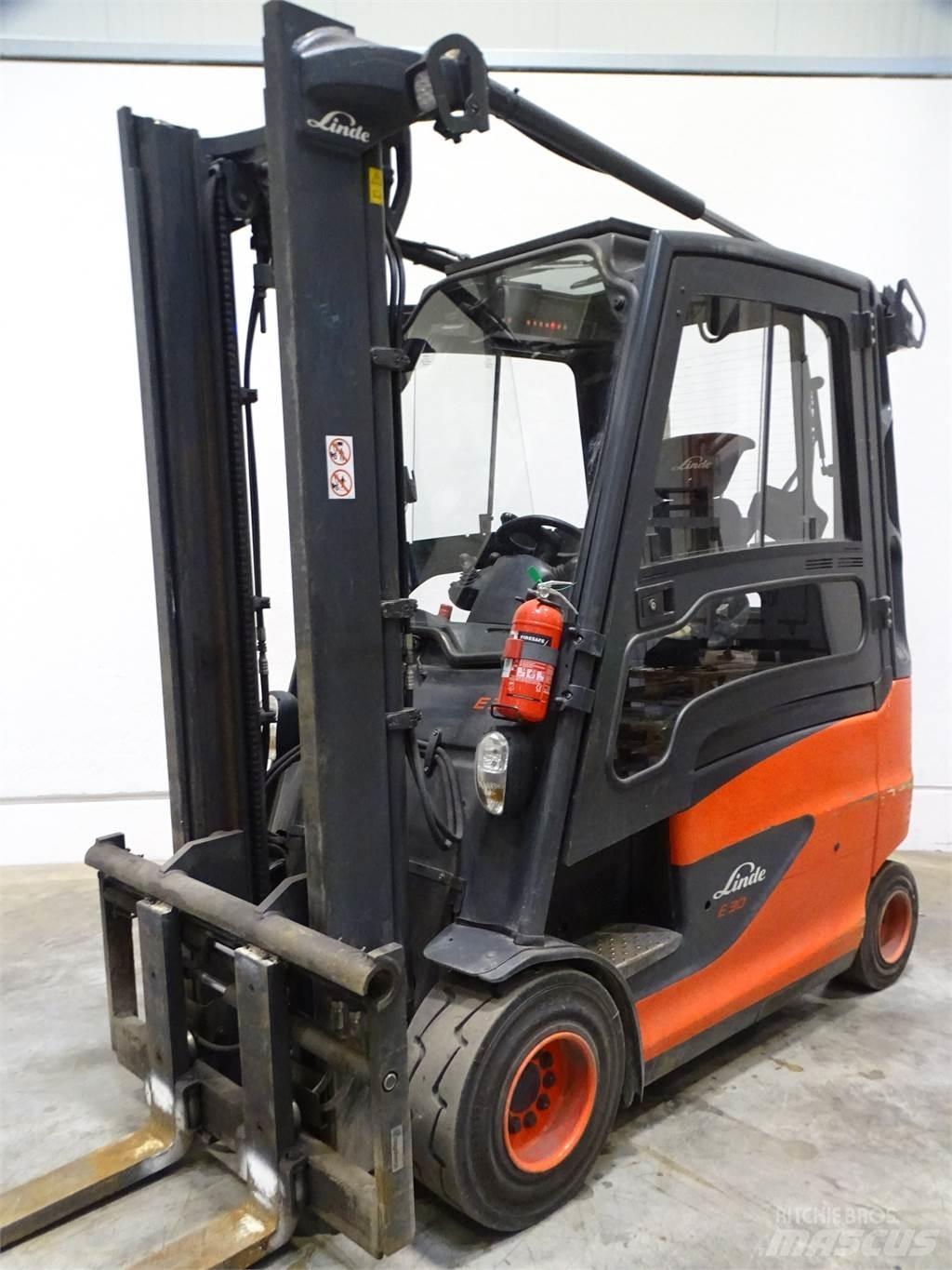Linde E30HL El gaffeltrucks