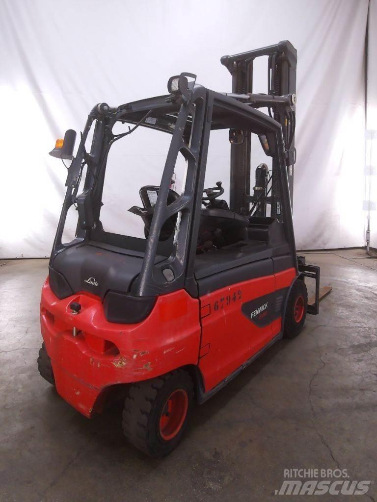 Linde E30L-01 El gaffeltrucks