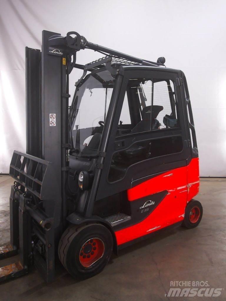 Linde E35HL-01 El gaffeltrucks