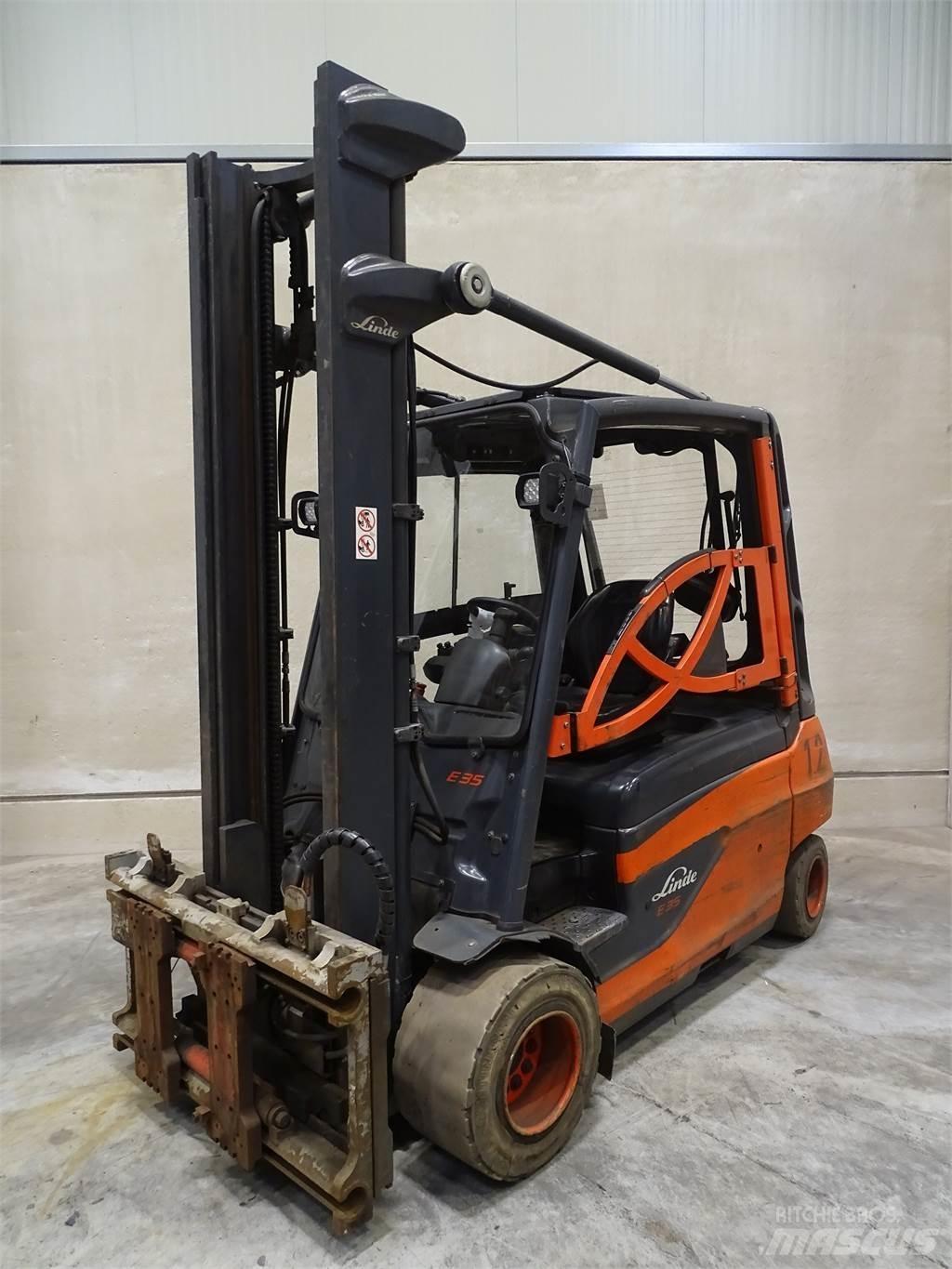 Linde E35L-01 El gaffeltrucks