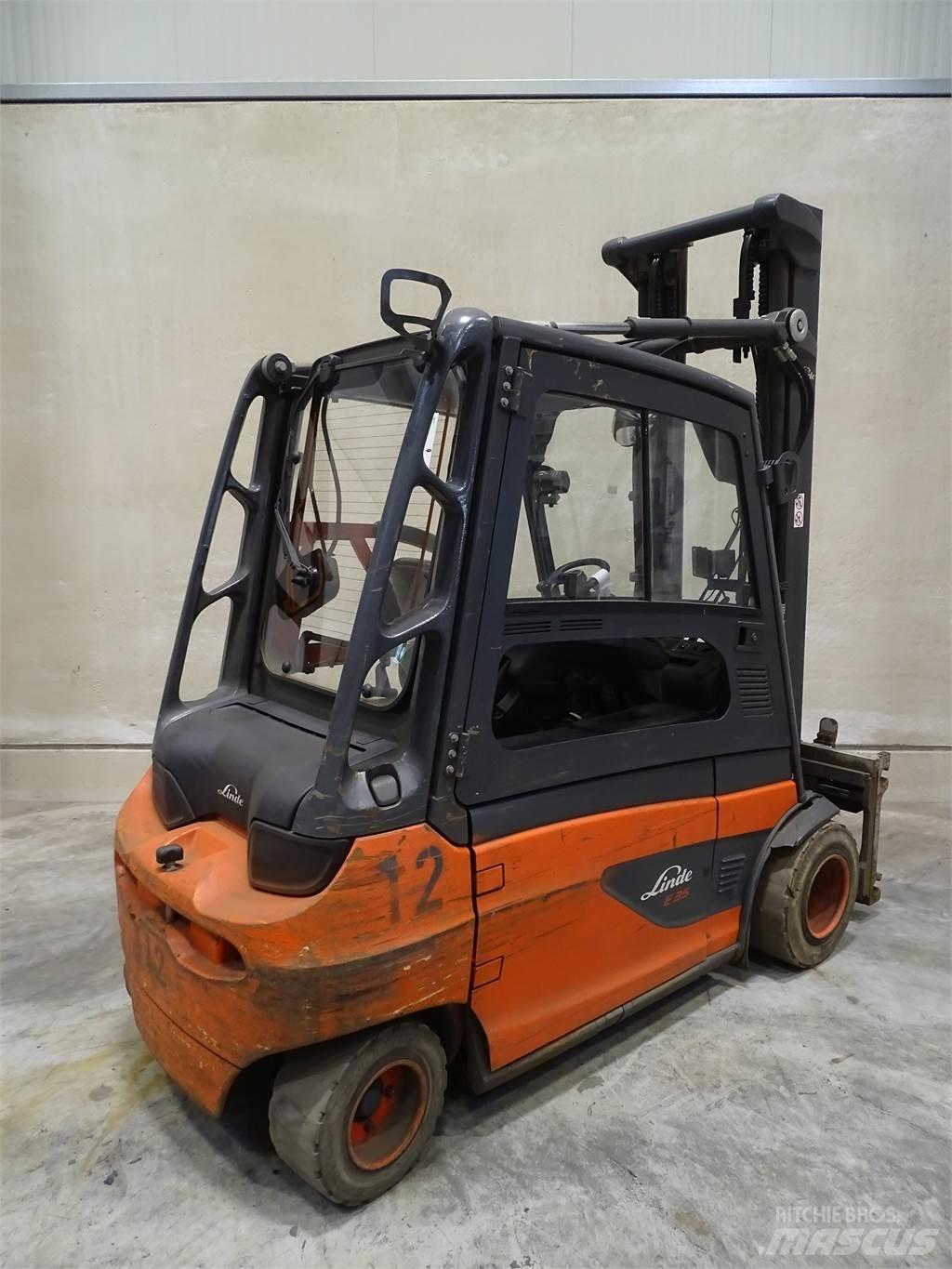 Linde E35L-01 El gaffeltrucks
