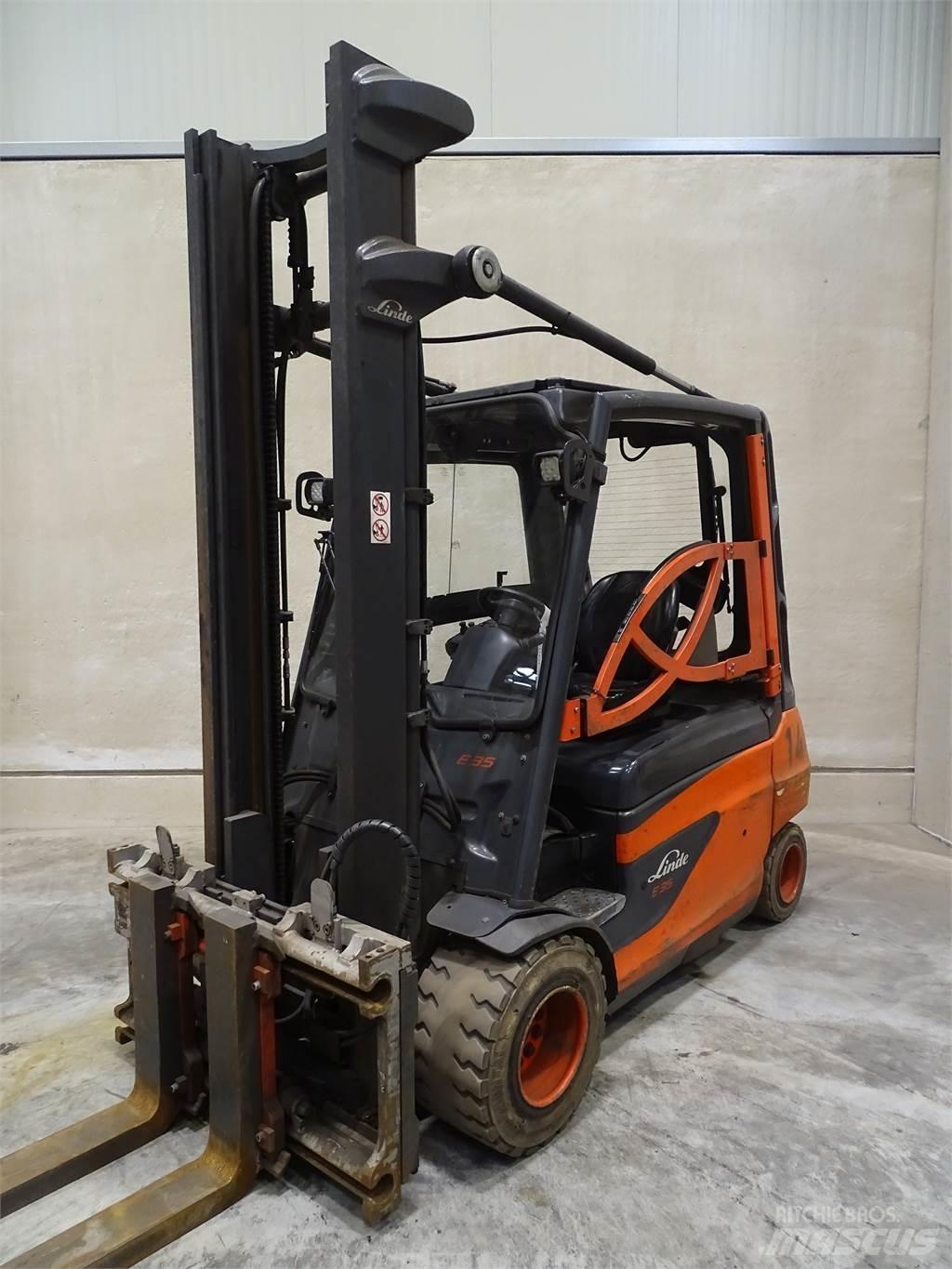 Linde E35L-01 El gaffeltrucks